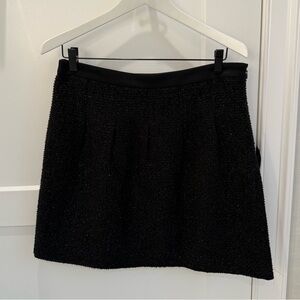 LOFT Shimmering Black Skirt